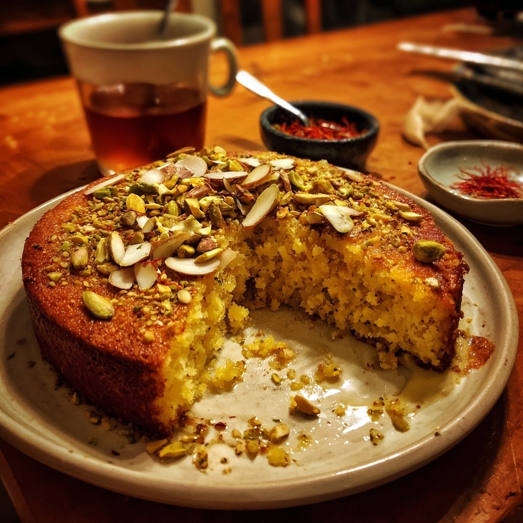 Delectable Pistachio Cake Recipe - Recipe Image