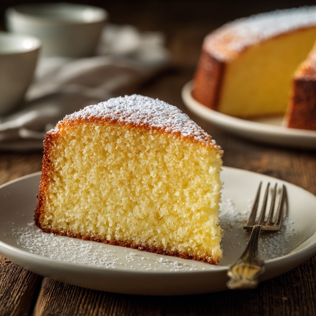 Italian Grandma’s Lemon Custard Cake Recipe