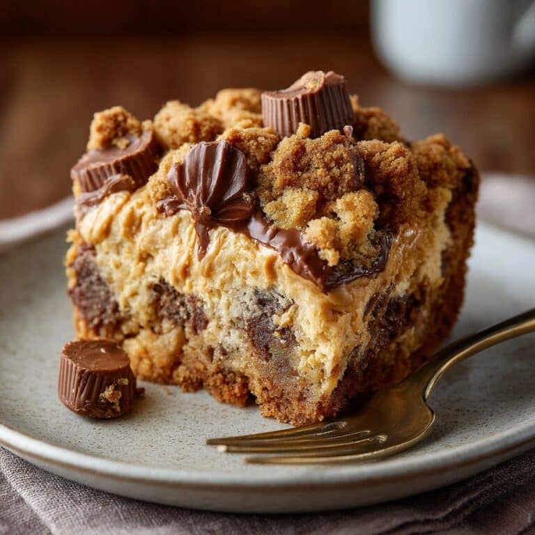 Reese’s Peanut Butter Earthquake Cake Recipe