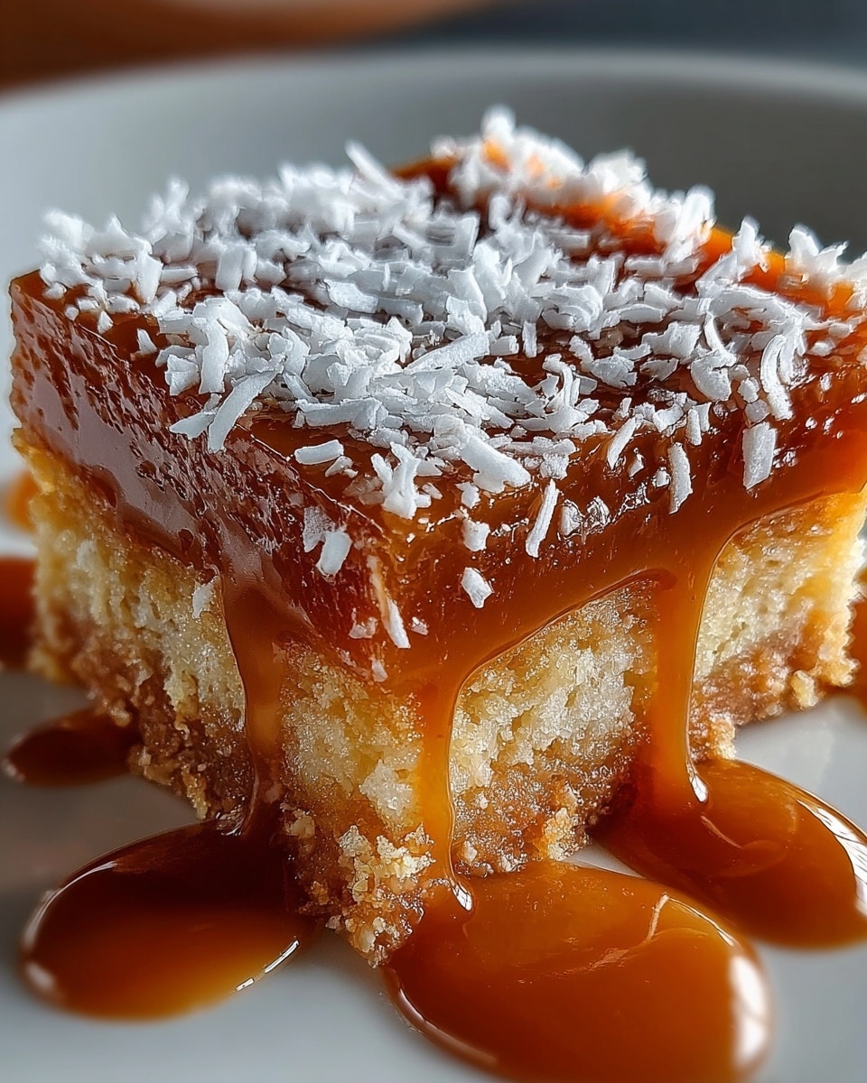 Salted Caramel Gooey Butter Bars Recipe - Recipe Image