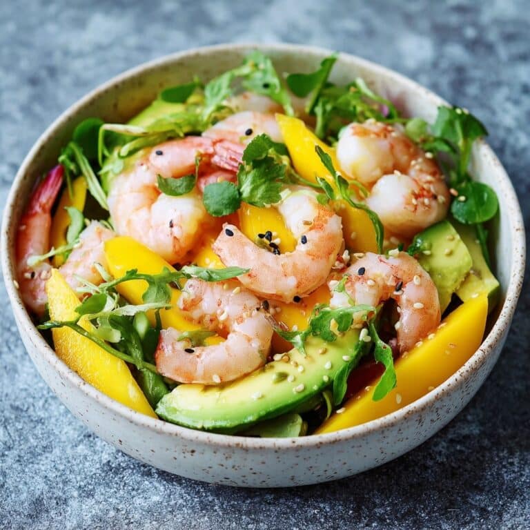 Prawn and Avocado Soya Bean Salad Recipe