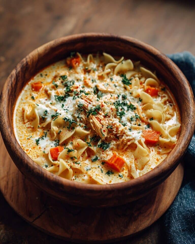 Creamy Chicken Noodle Soup Recipe
