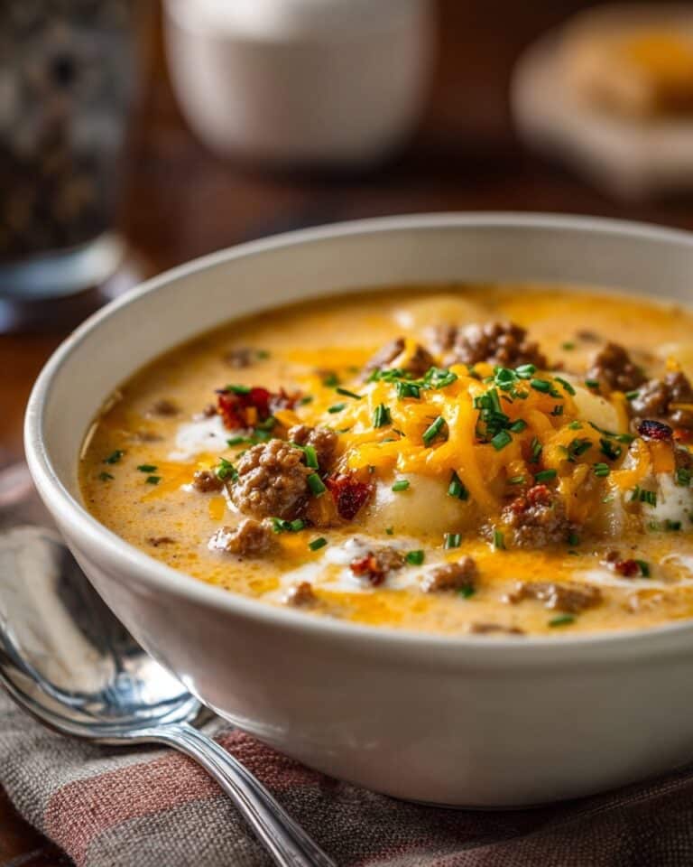 Creamy Cheesy Potato Soup Recipe