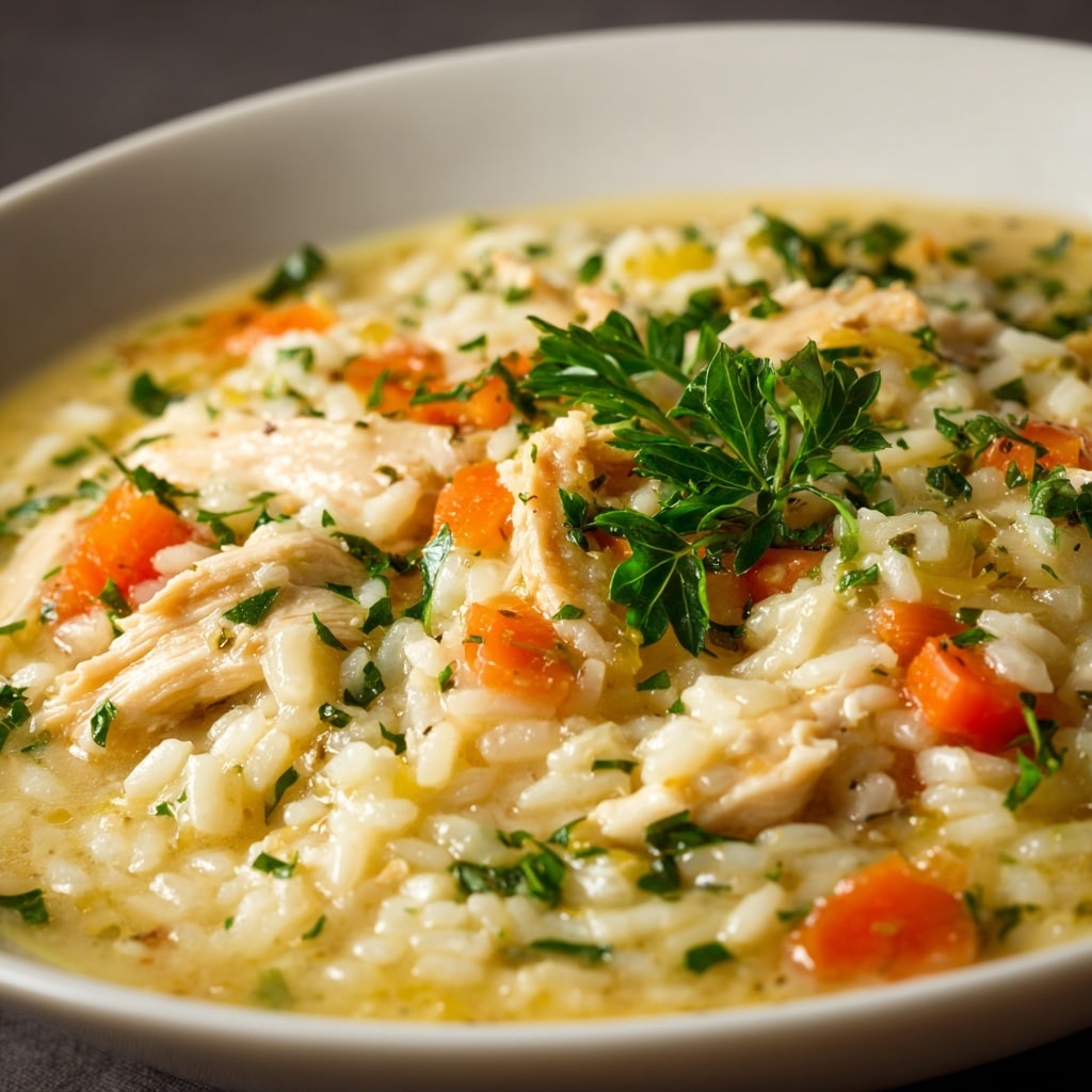Garlic Parmesan Chicken Soup Recipe - Recipe Image