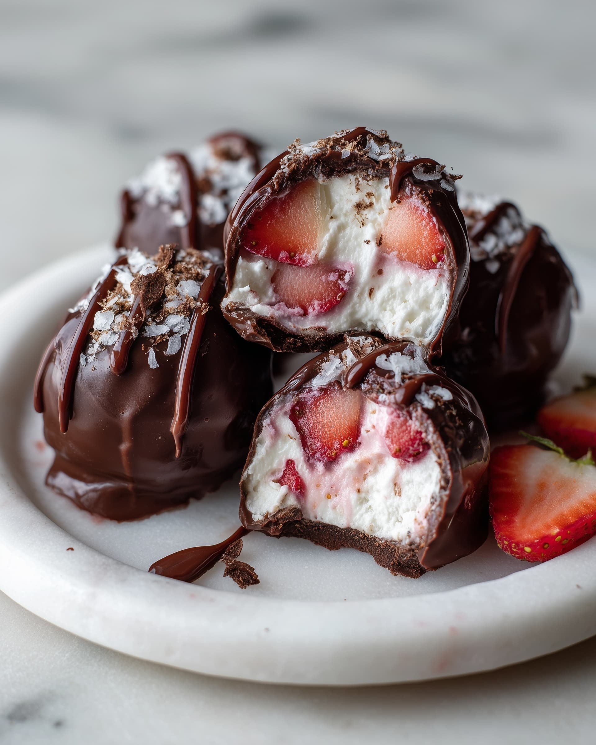 Strawberry Cake Truffles Recipe - Recipe Image