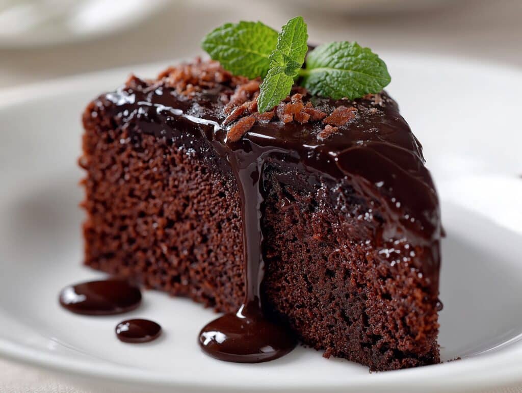 Dark Chocolate Mousse Cake Recipe