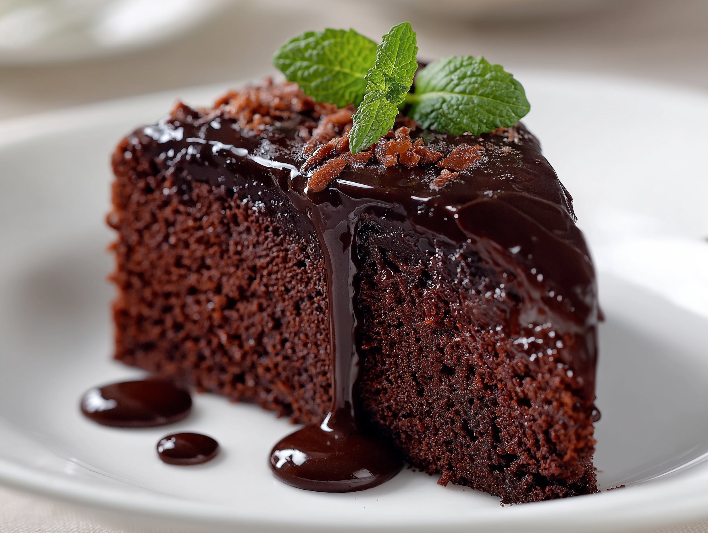 Dark Chocolate Mousse Cake Recipe