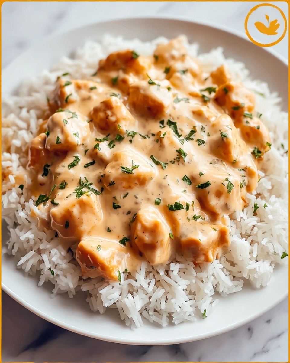 Creamy Smothered Chicken and Rice Recipe