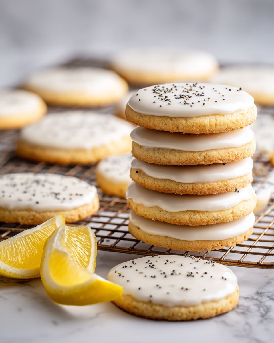 Lavender & Lemon Shortbread Cookies Recipe - Recipe Image