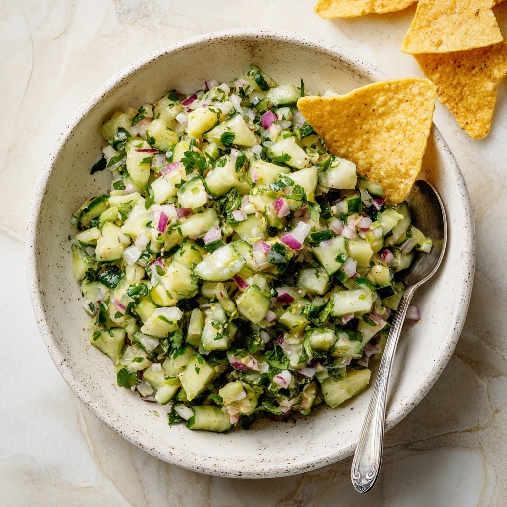 Cucumber Salsa (Cucumber Pico de Gallo) Recipe - Recipe Image