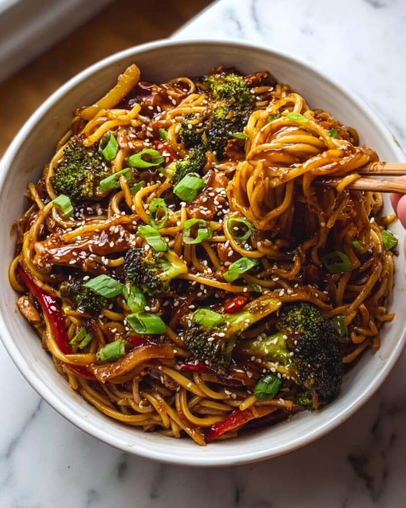 Chicken Teriyaki Noodles Recipe