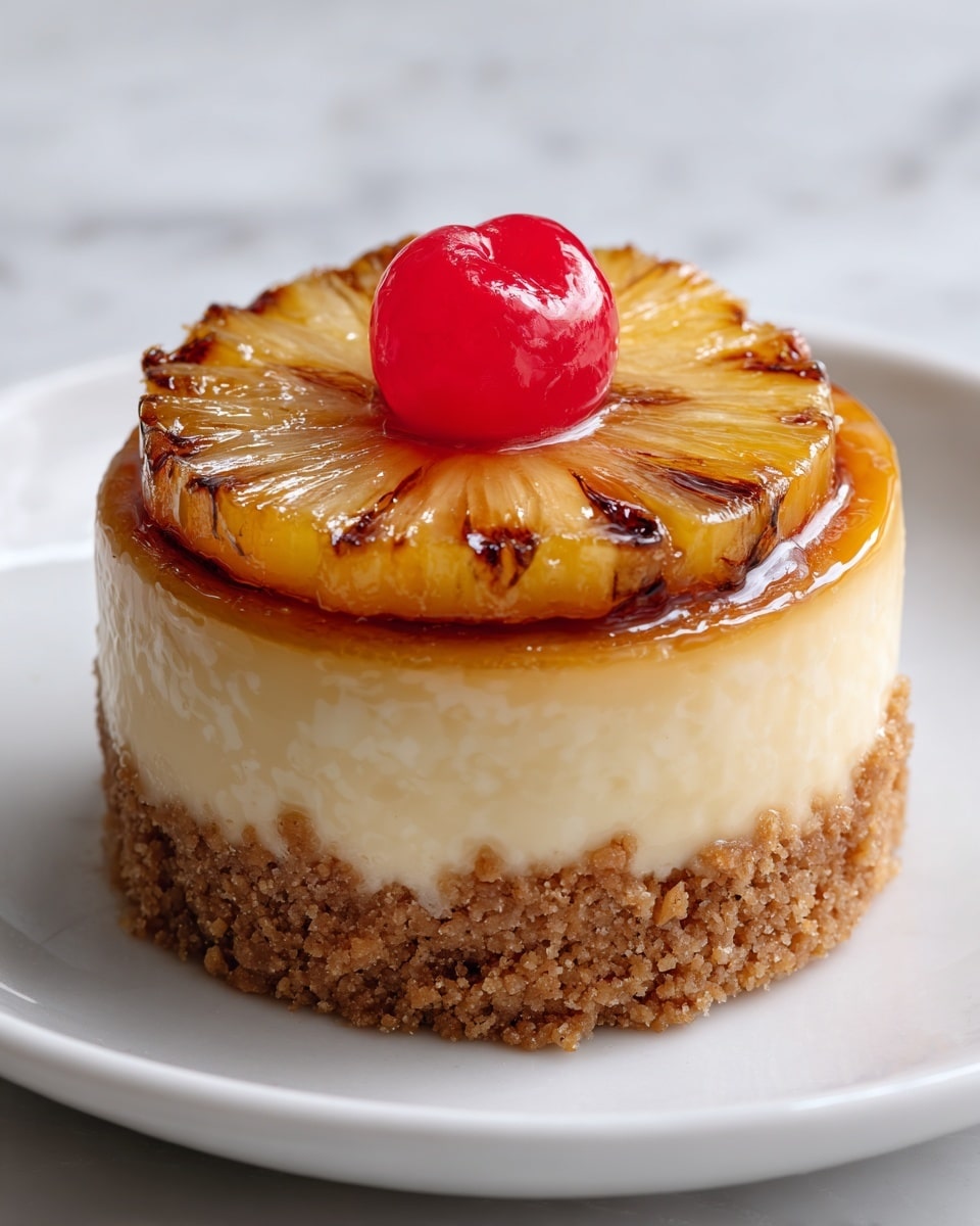 Mini Pineapple Upside-Down Cheesecakes Recipe - Recipe Image