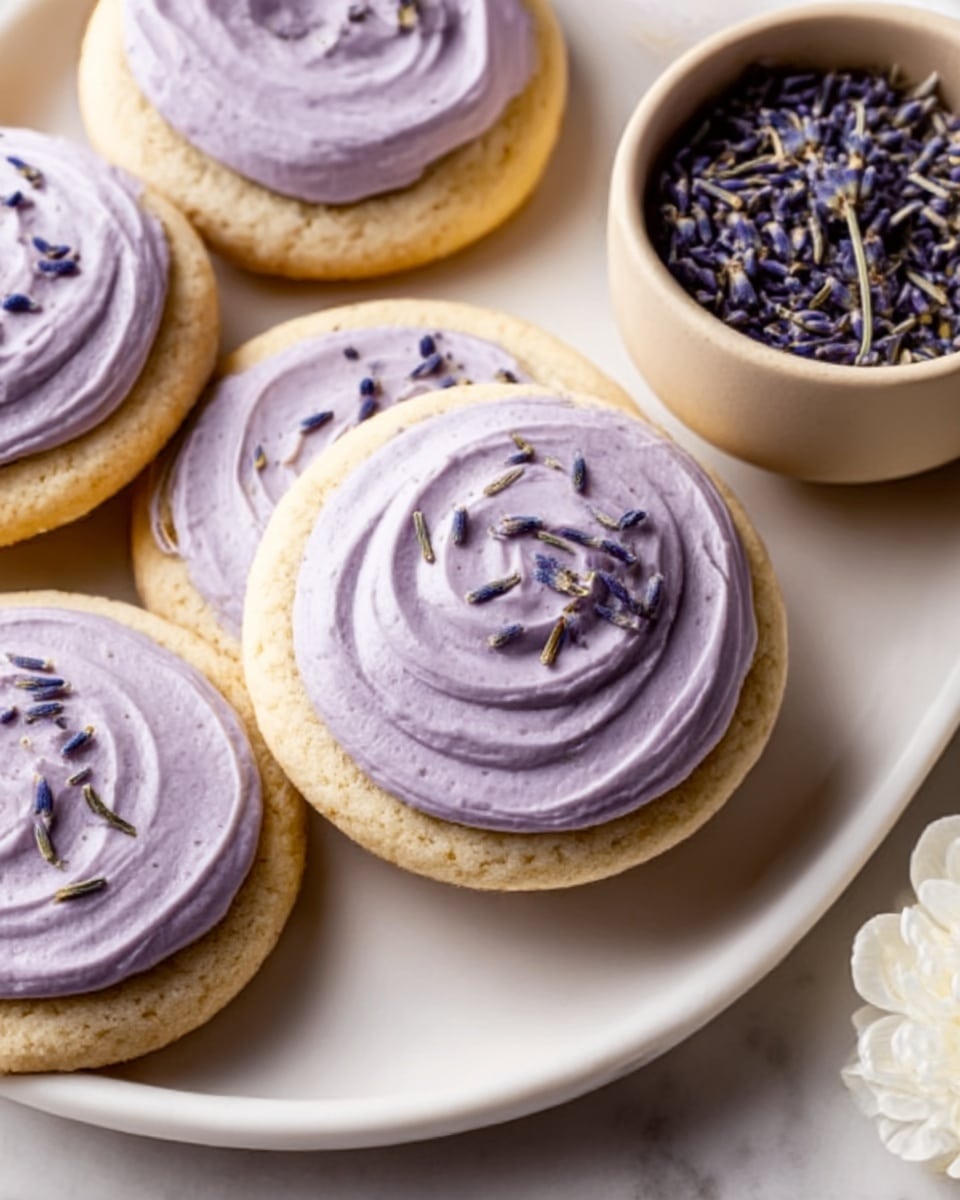 London Fog Cookies with Lavender Frosting Recipe