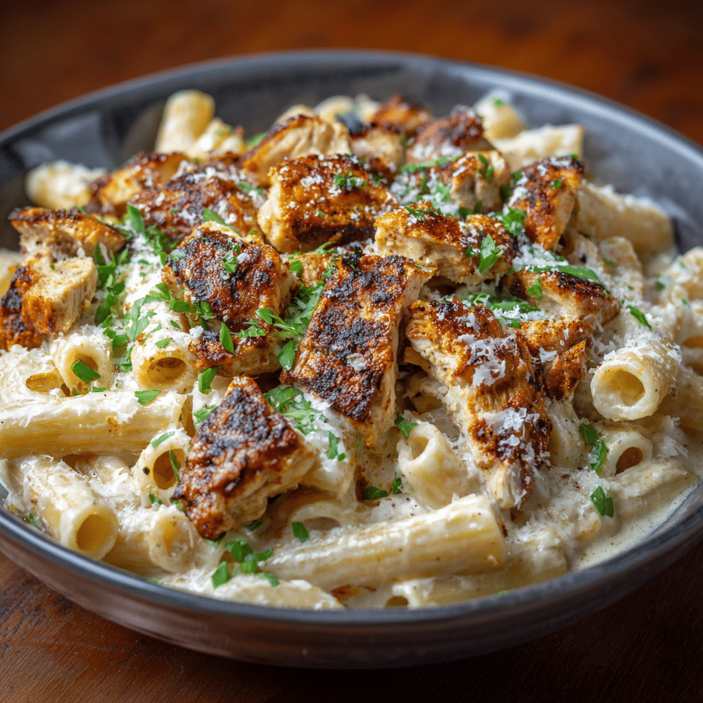 Creamy Crack Chicken Penne Recipe - Recipe Image