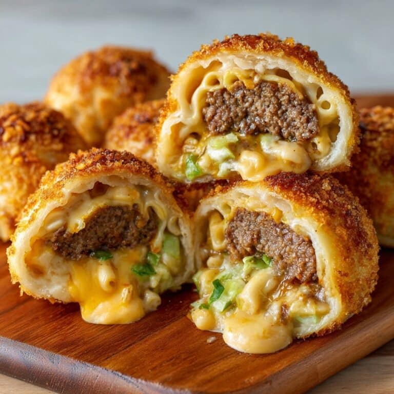 Irresistibly Cheesy Garlic Parmesan Cheeseburger Bombs Recipe