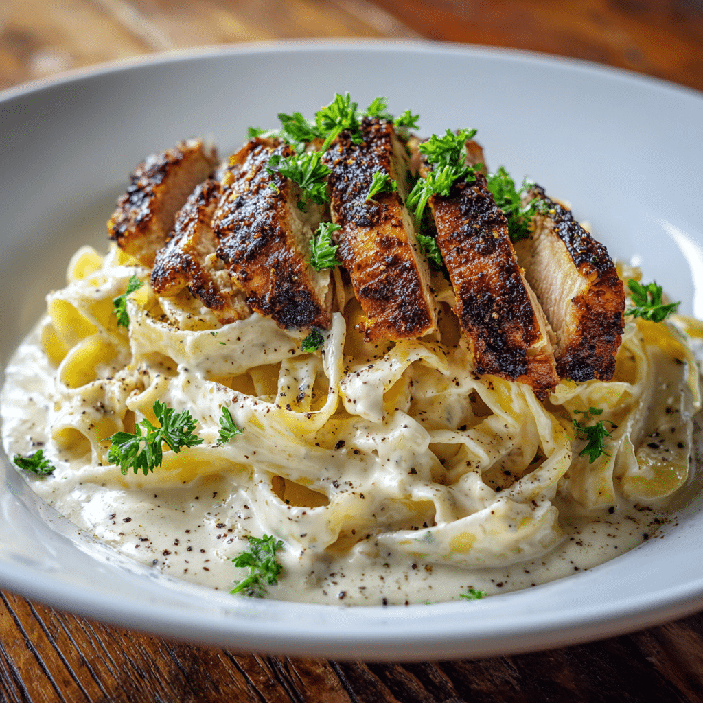 Cajun Chicken Alfredo Recipe - Recipe Image