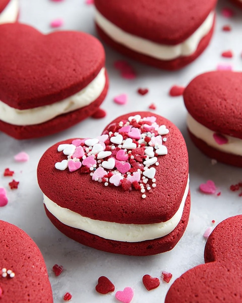 Valentine’s Red Velvet Whoopie Pies Recipe - Recipe Image