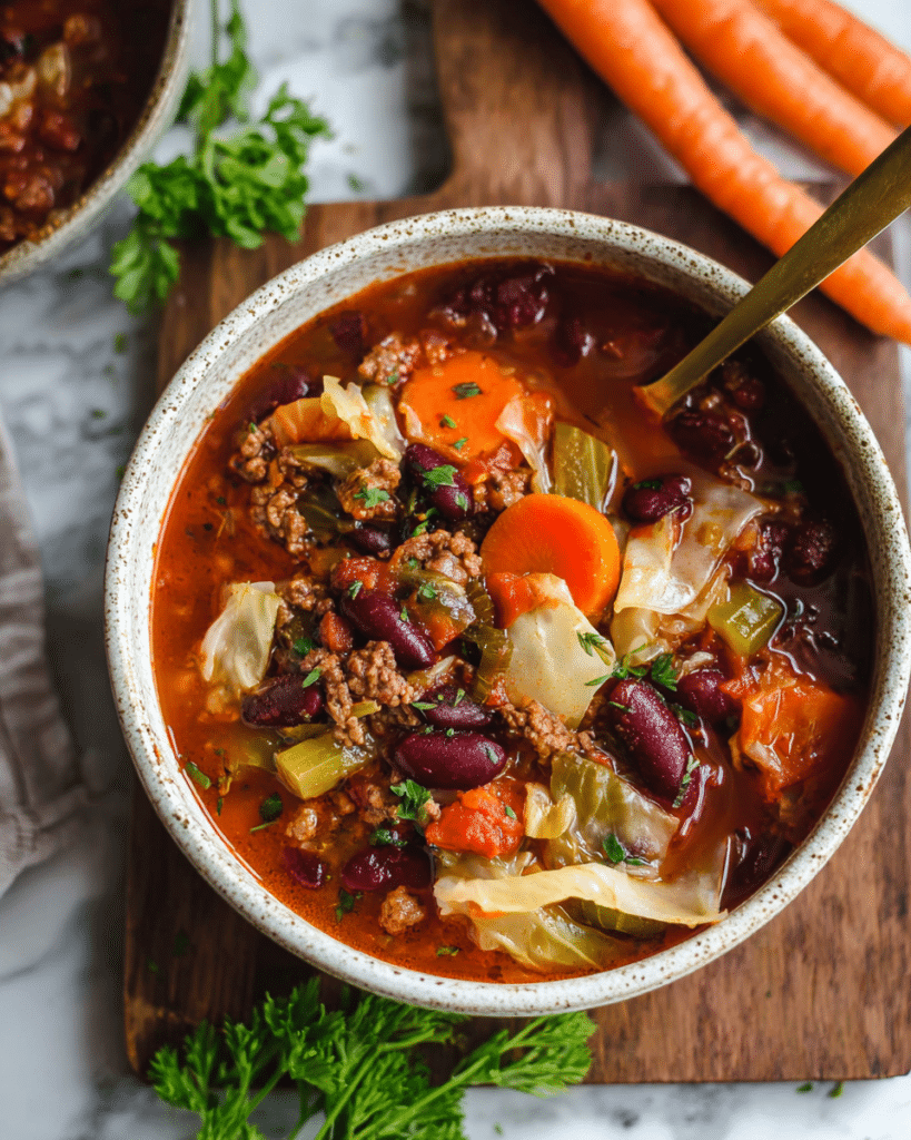 Hearty Beef and Cabbage Soup Recipe