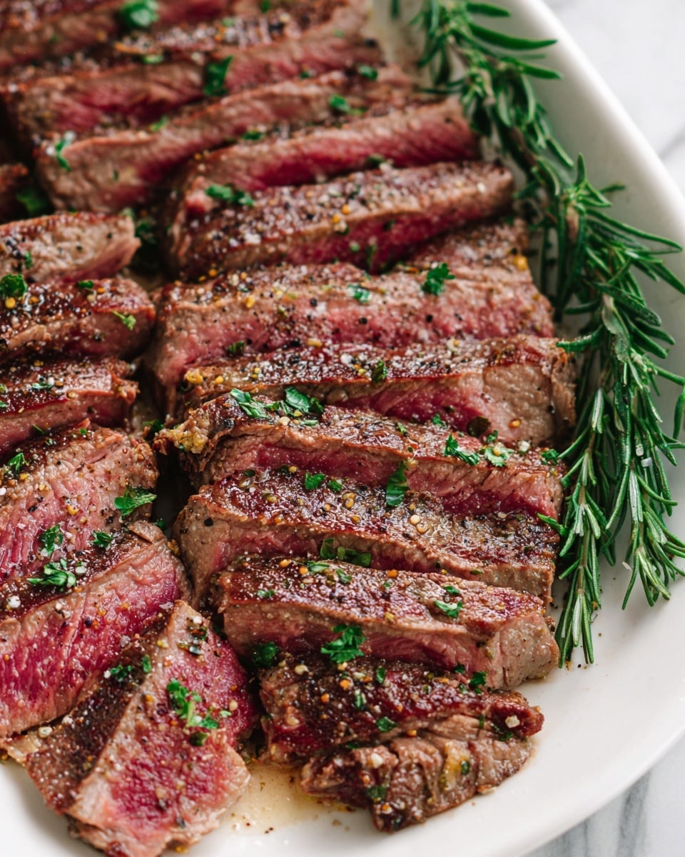 Tender and Juicy London Broil Recipe - Recipe Image