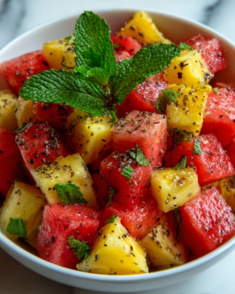 Watermelon Pineapple Salad: A Refreshing Summer Delight Recipe