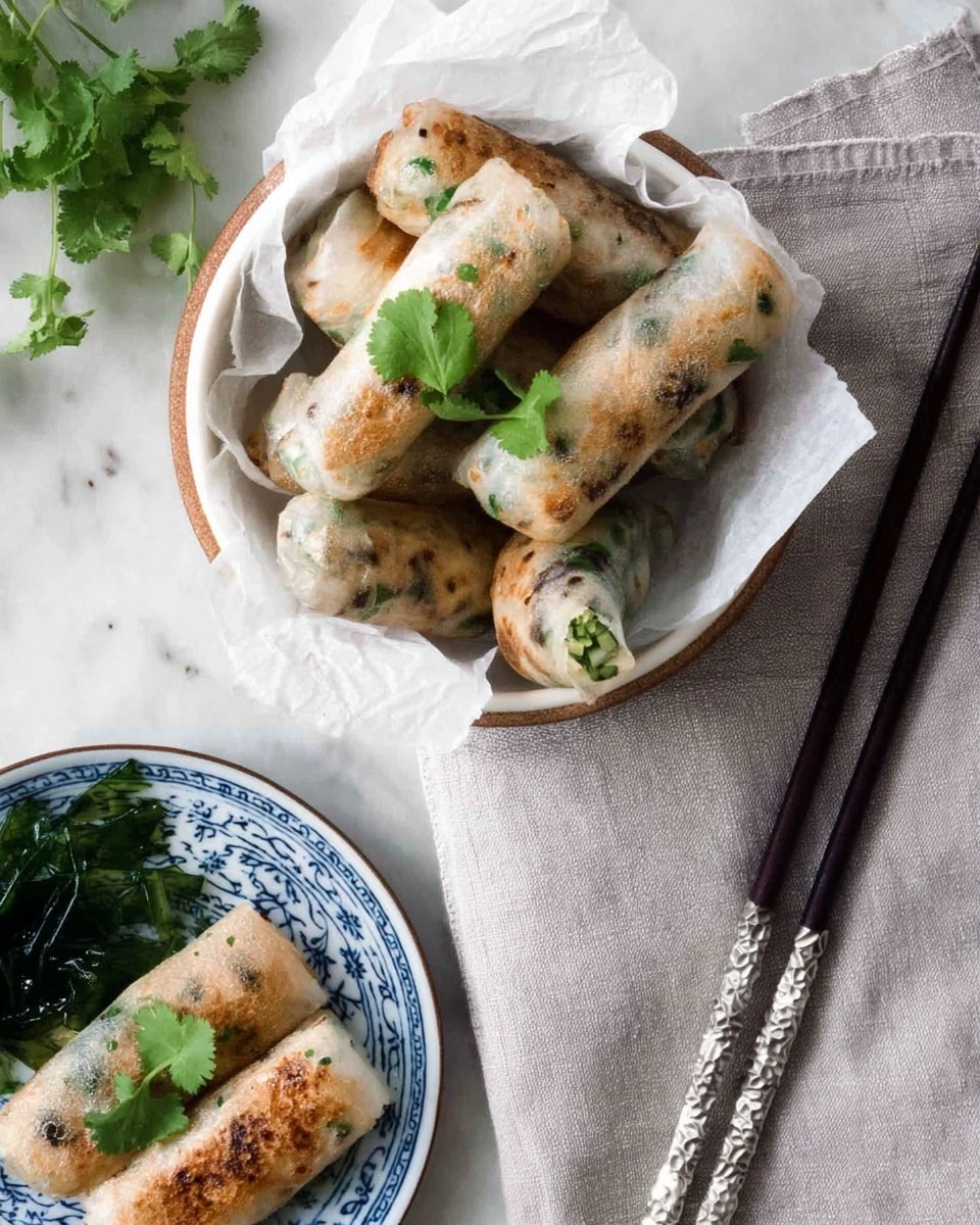 Crispy Chinese Rice Paper Wrapped Fish Recipe - Recipe Image