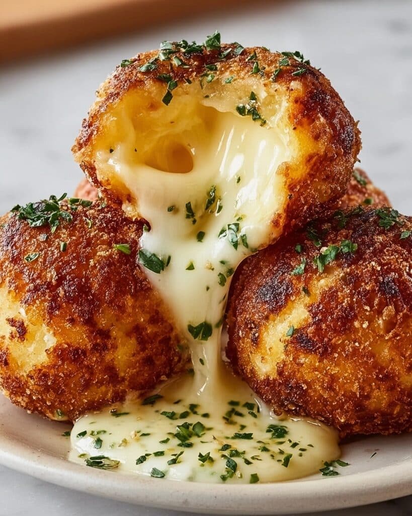 Mashed Potato Cheese Puffs Recipe