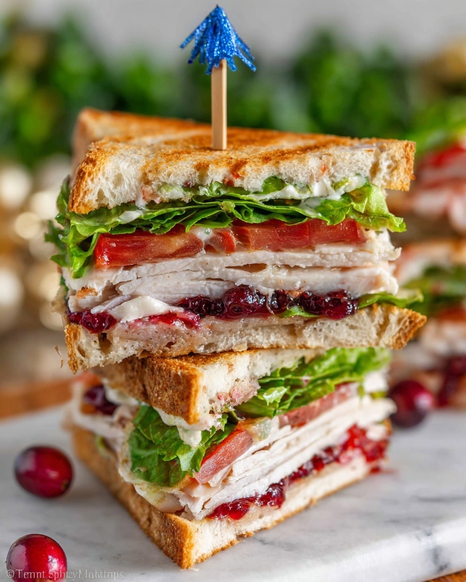 Turkey Cranberry Sandwich Recipe - Recipe Image