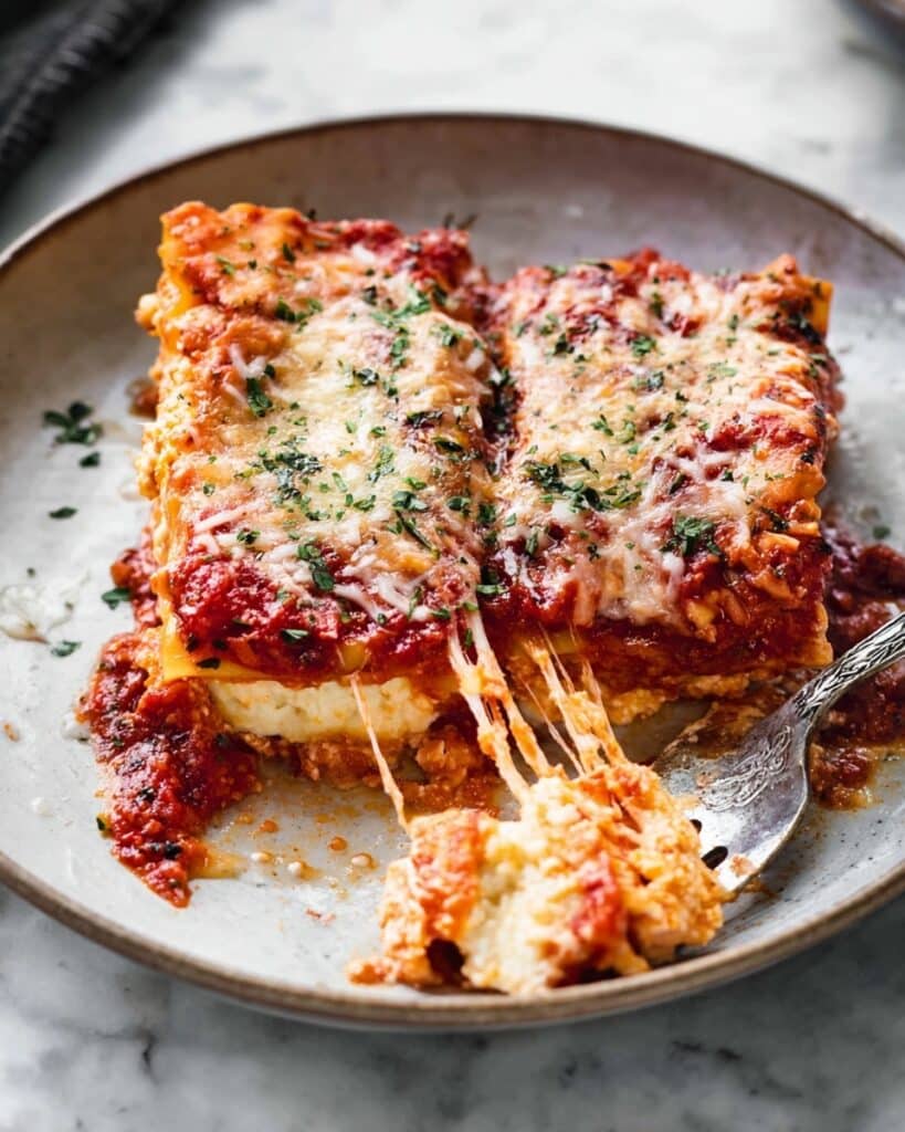 Manicotti with Rich Ricotta and Herb Cheese Filling Recipe