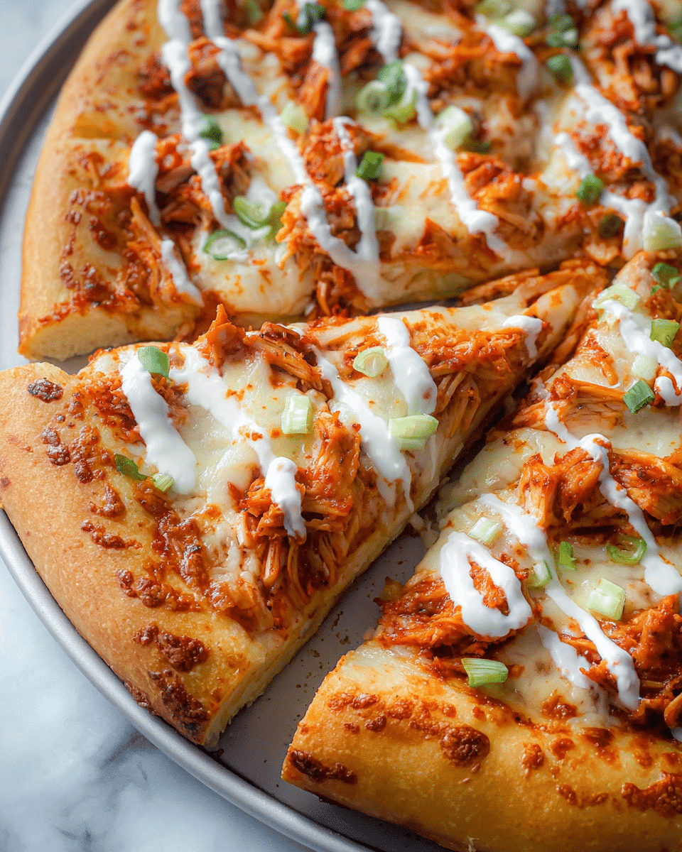 Buffalo Chicken Pizza Recipe