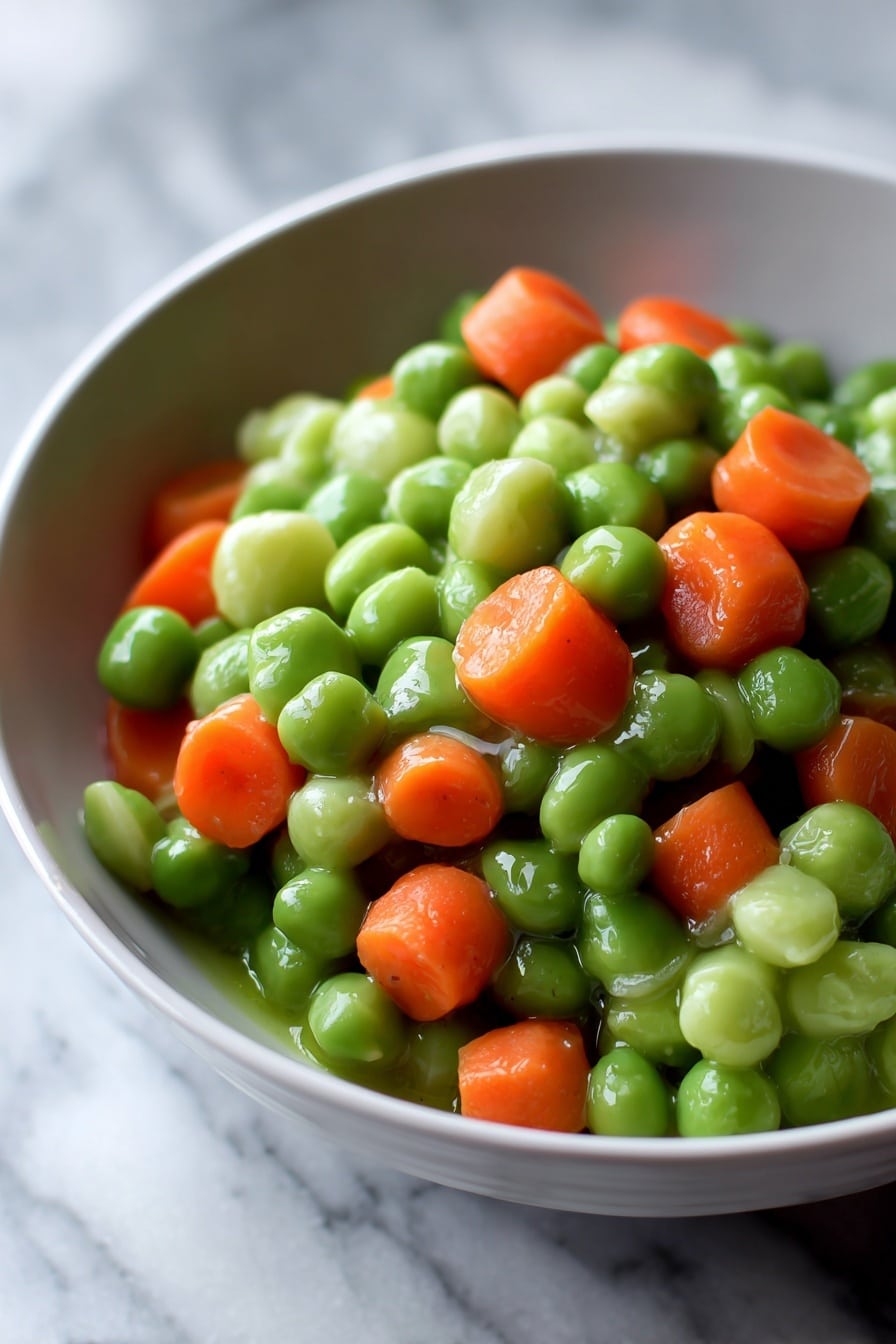 Garlic Buttered Peas Recipe - Recipe Image