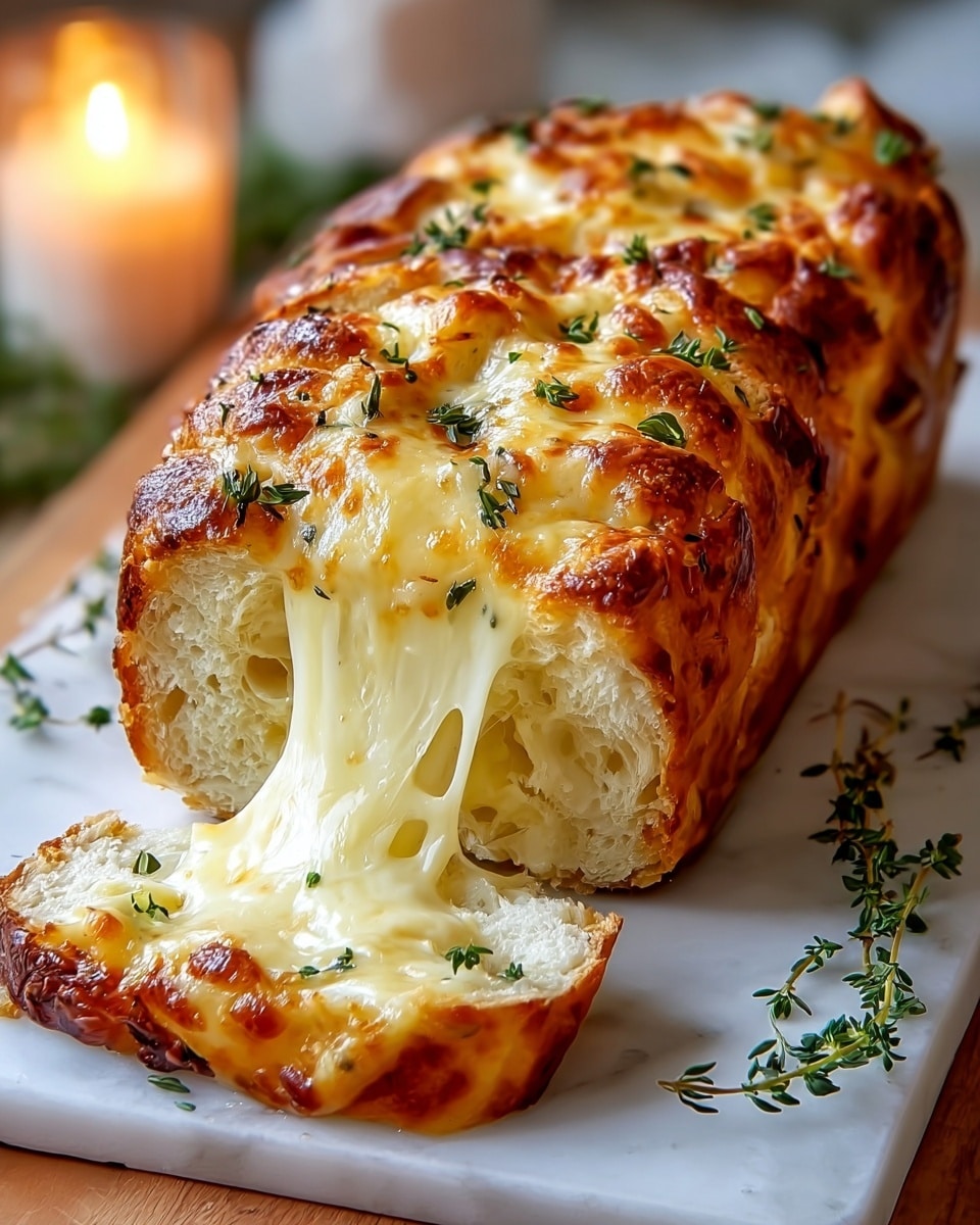 Cheesy Garlic Bread Bake Recipe - Recipe Image