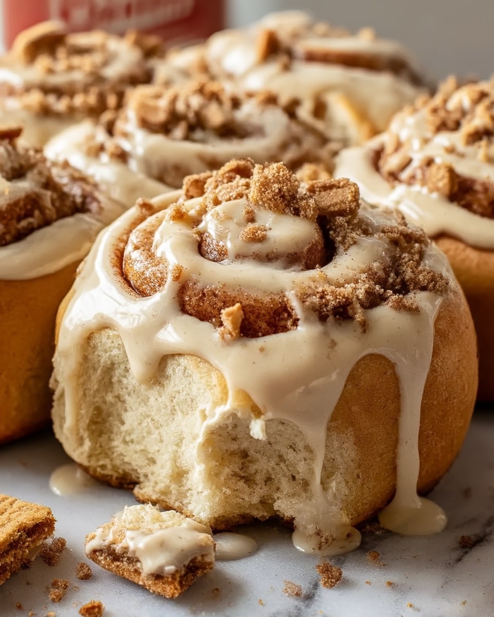 Biscoff Cookie Butter Cinnamon Rolls Recipe - Recipe Image