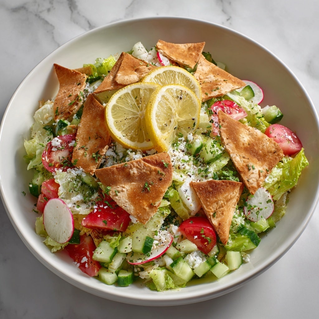 Lebanese Fattoush Salad Recipe - Recipe Image