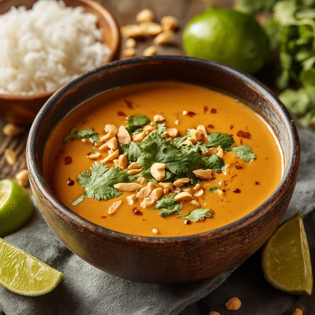 African Sweet Potato and Peanut Stew Recipe