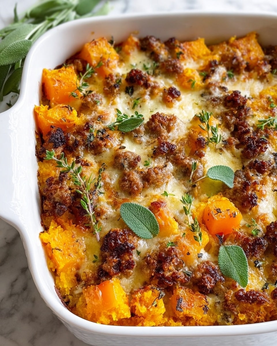 Butternut Squash Casserole with Crumble Topping Recipe - Recipe Image