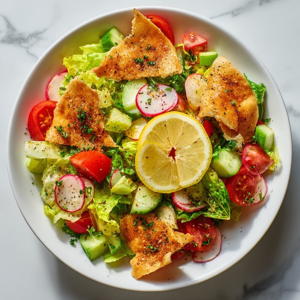 Lebanese Fattoush Salad Recipe