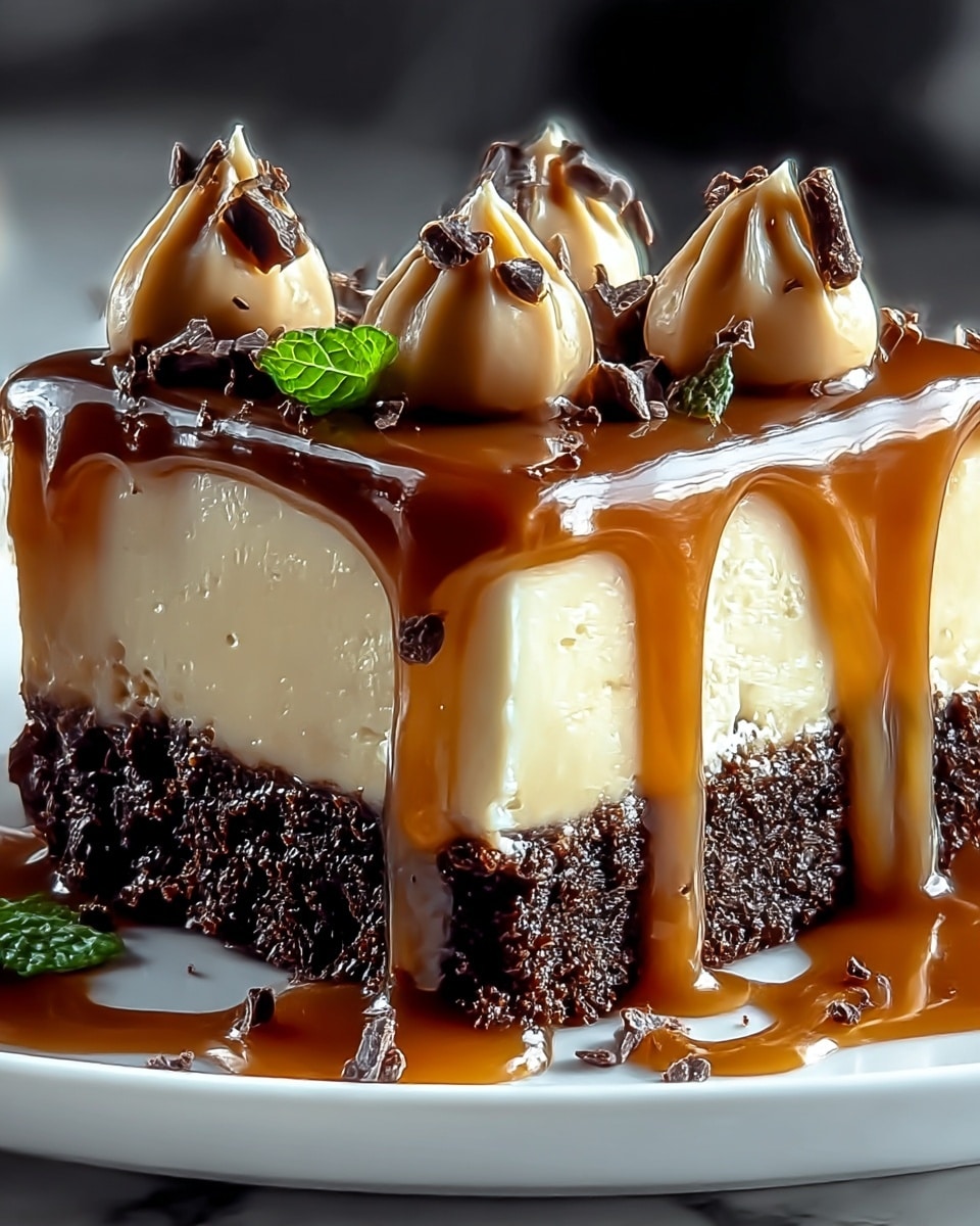 Irresistibly Rich Milky Way Caramel Cheesecake Brownies Recipe