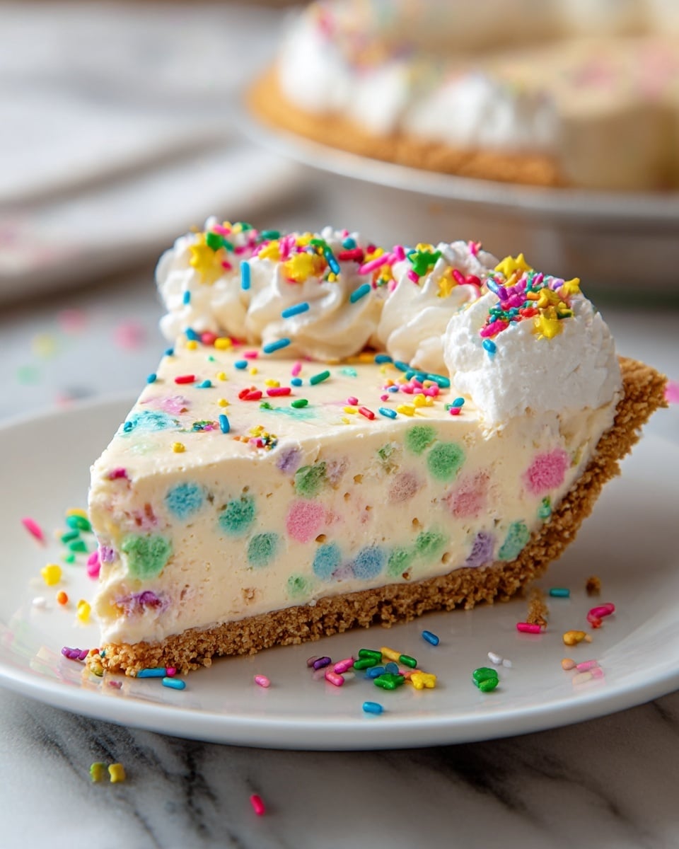 Birthday Cake Pie Recipe - Recipe Image