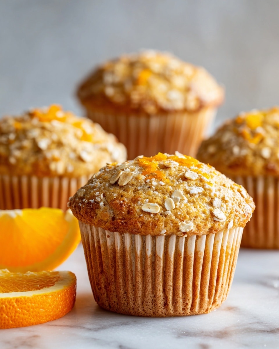 Delicious Orange Carrot Oat Muffins for a Healthy Snack Recipe - Recipe Image