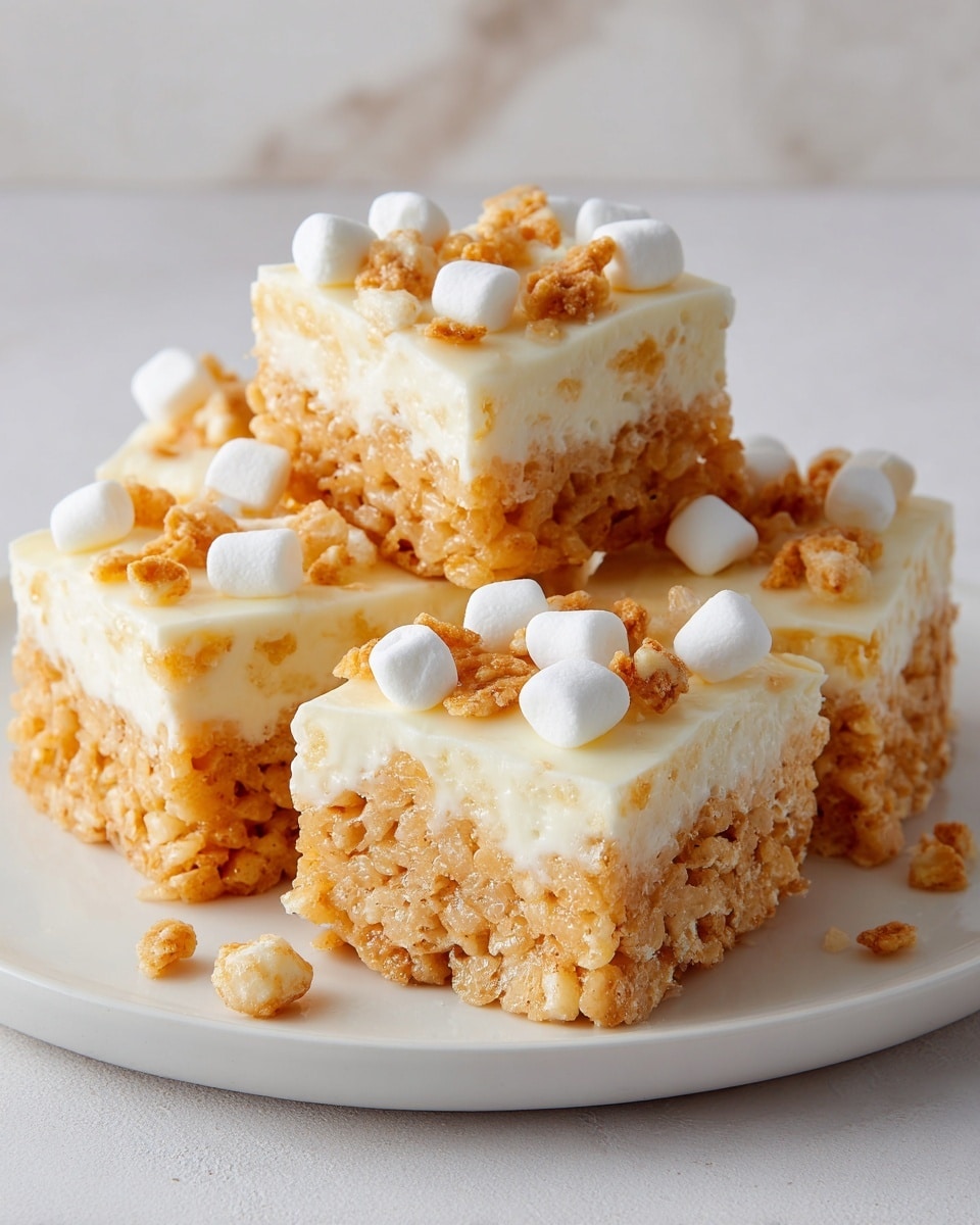 Banana Pudding Rice Krispie Treats Recipe - Recipe Image