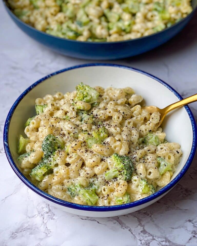 Cheesy and Creamy Broccoli Pasta Recipe