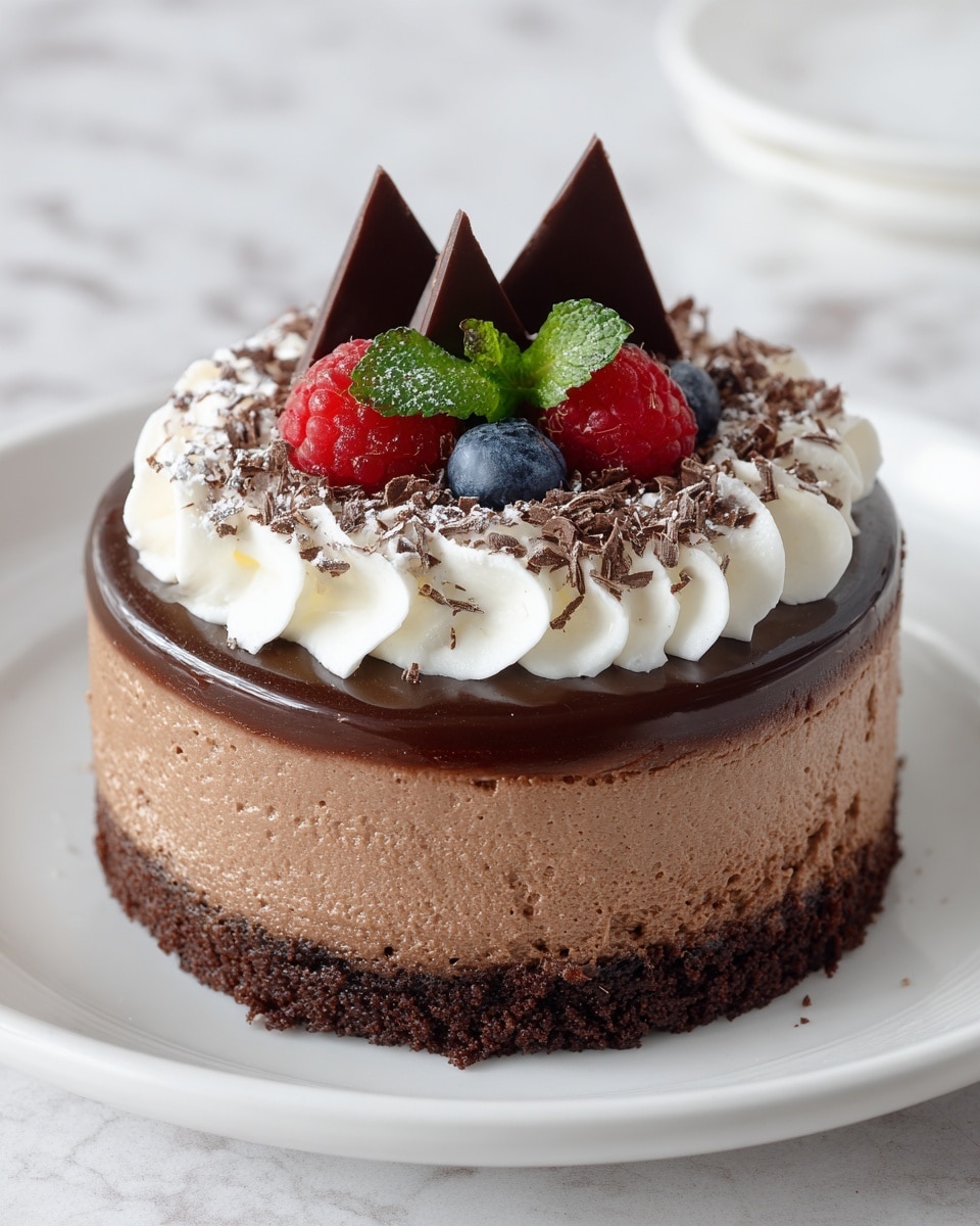 Chocolate Mousse Cake Recipe - Recipe Image