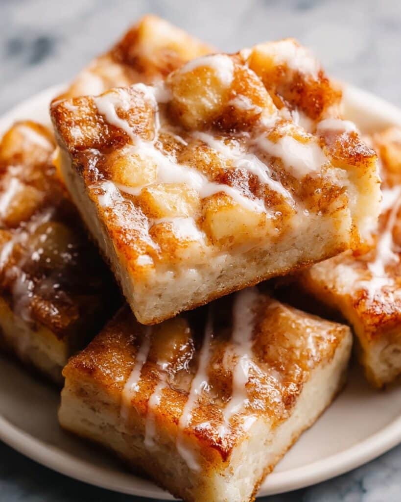 Cinnamon Brown Butter Focaccia with Vanilla Icing Recipe