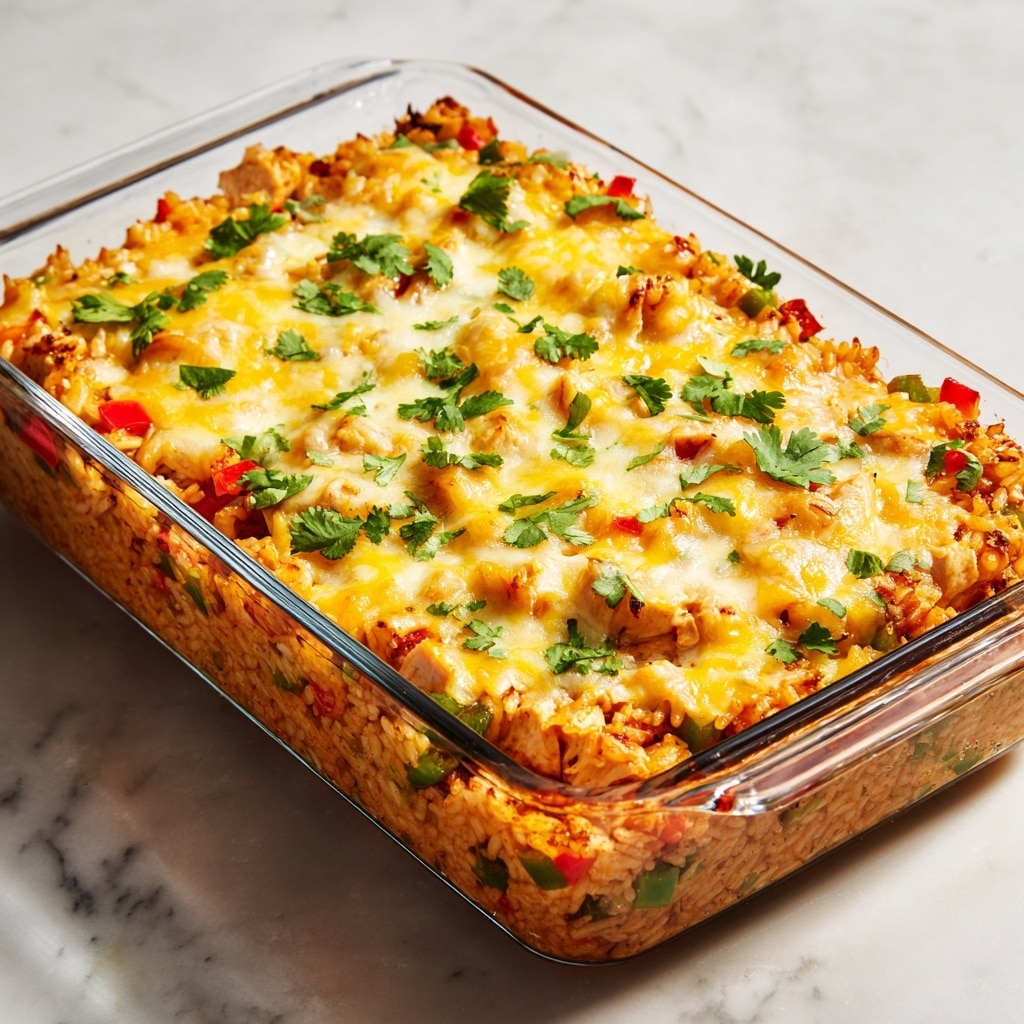 Fajita Chicken Casserole Bake Recipe - Recipe Image