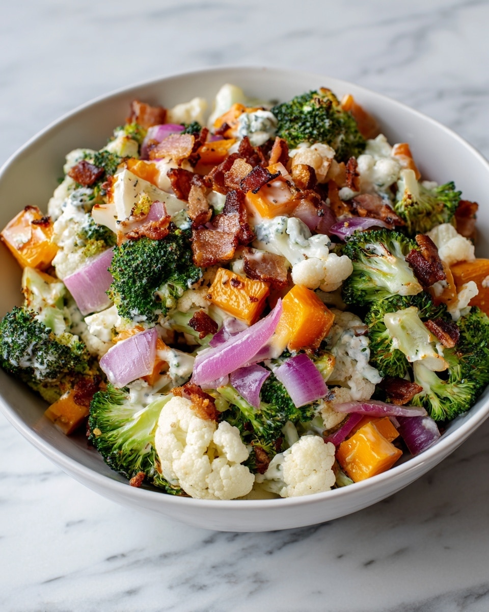 Low Carb Broccoli Salad Recipe - Recipe Image