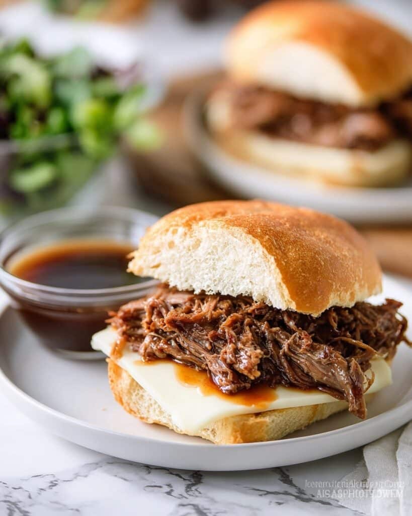 Crockpot French Dip Sandwiches Recipe