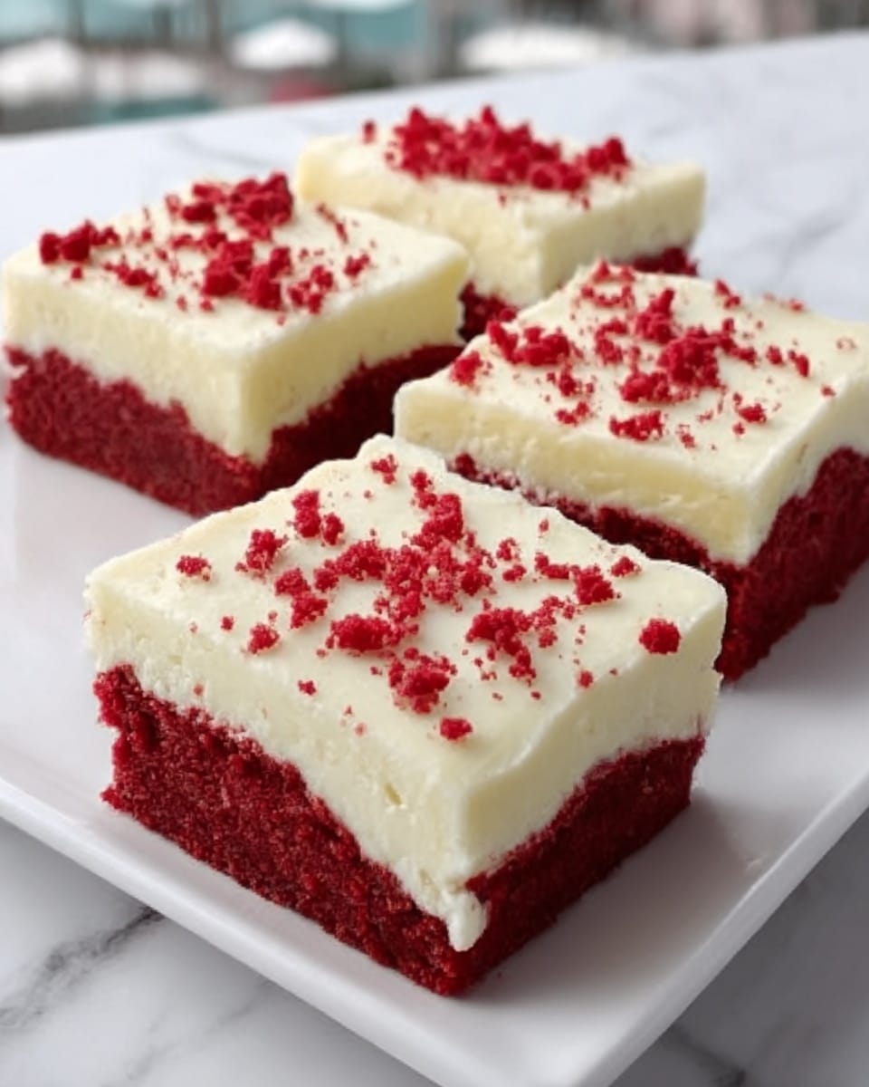 Red Velvet Cookie Bars Recipe