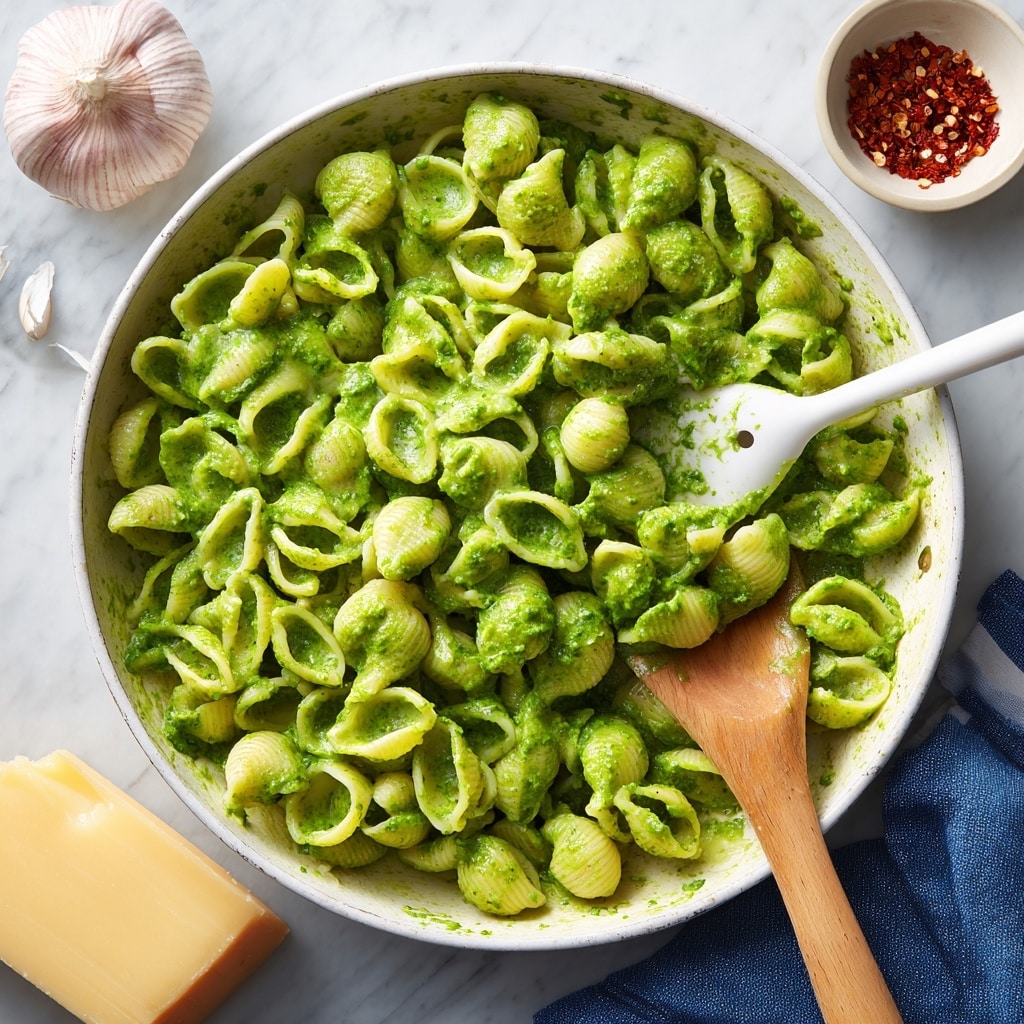 Broccoli Pasta with Garlic, Red Pepper Flakes, and Parmesan Recipe - Recipe Image