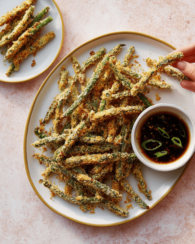 Air Fryer Tempura-Inspired Green Beans Recipe