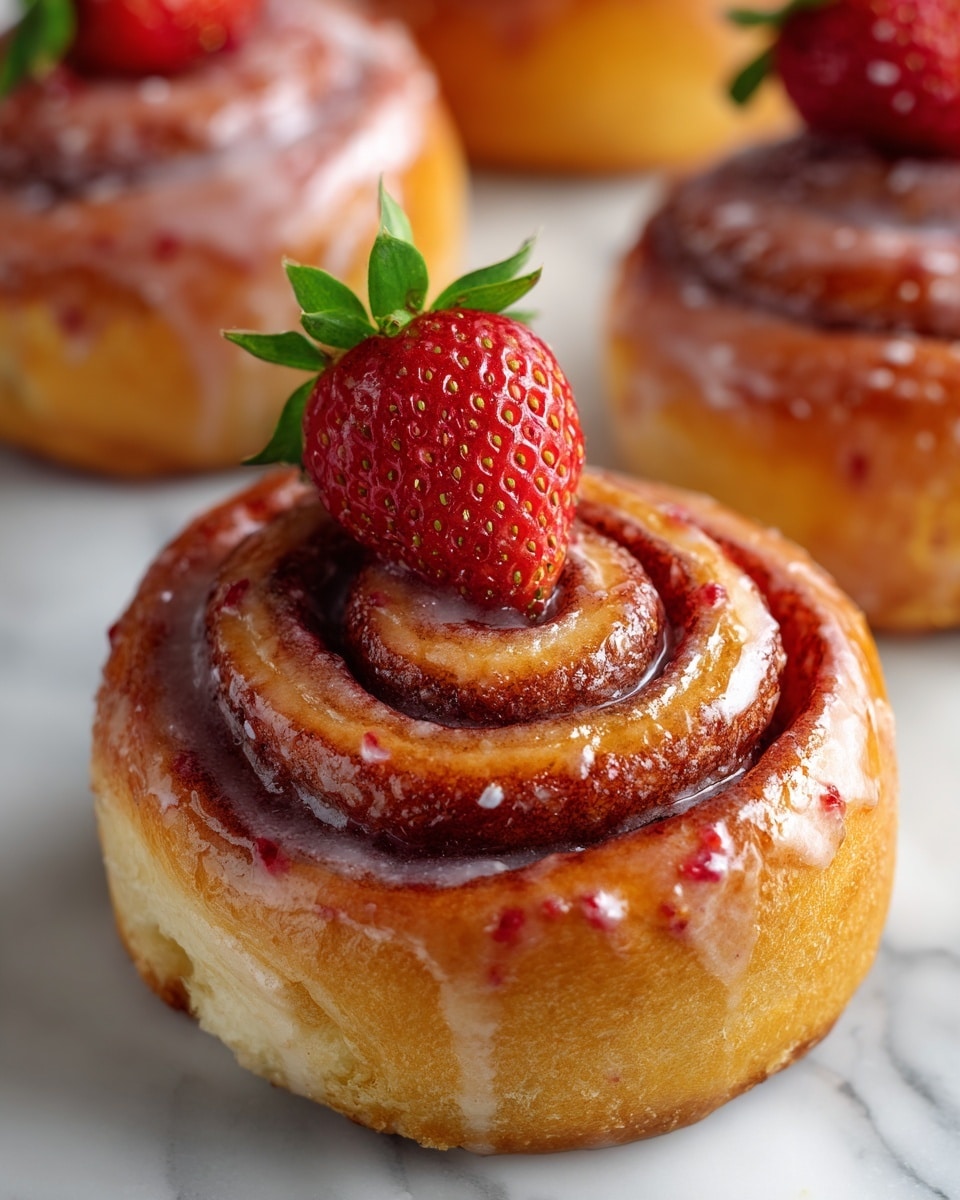 Strawberry Glazed French Crullers Recipe